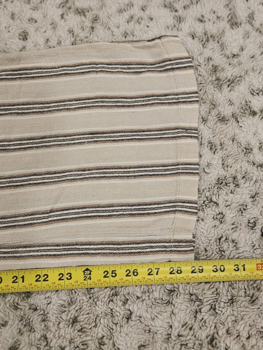 Indigo Rein SZ M Linen Blend Wide Leg Pull On Boho Beachy Pants Shirred Waist - Picture 9 of 11